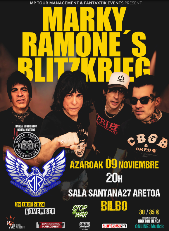 MARKY RAMONE en Bilbao   - Mutick