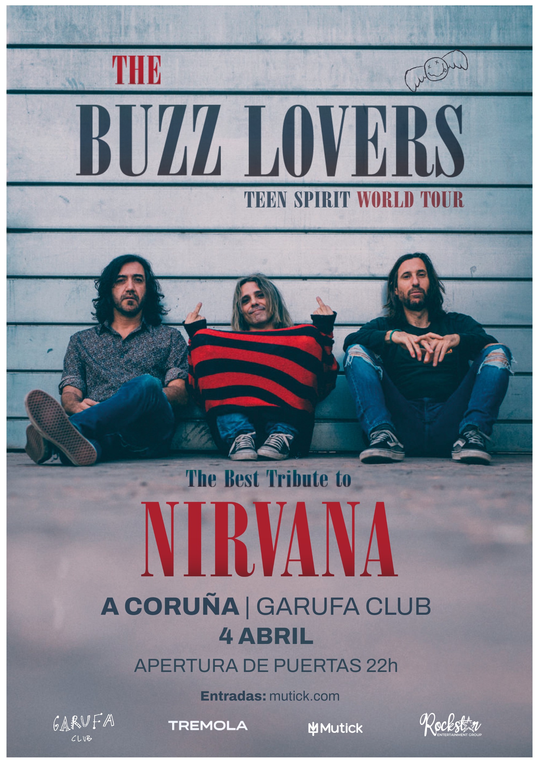 The BUZZ LOVERS tributo a NIRVANA en A Coru&ntilde;a - Mutick