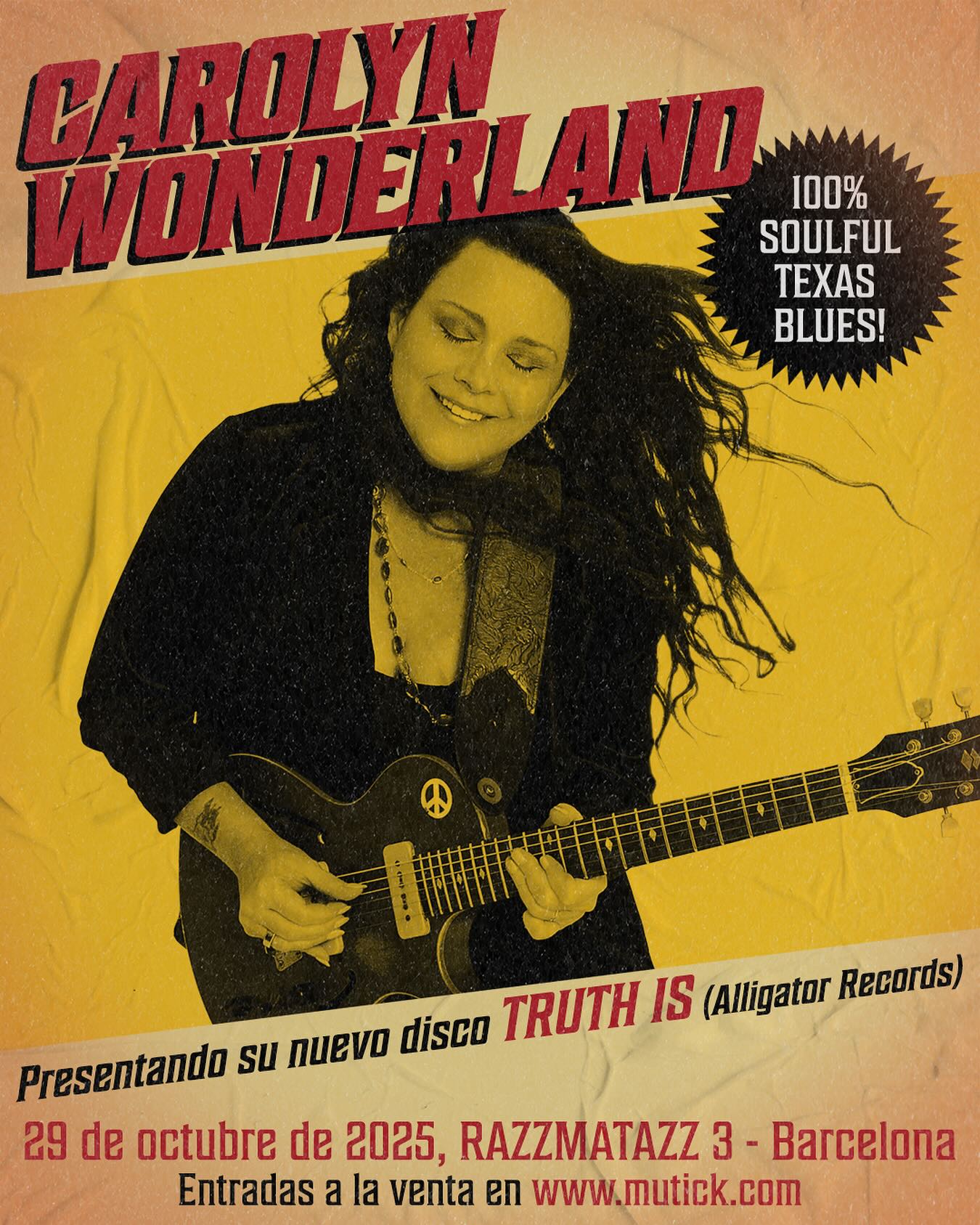 CAROLYN WONDERLAND (USA) en Barcelona - Mutick