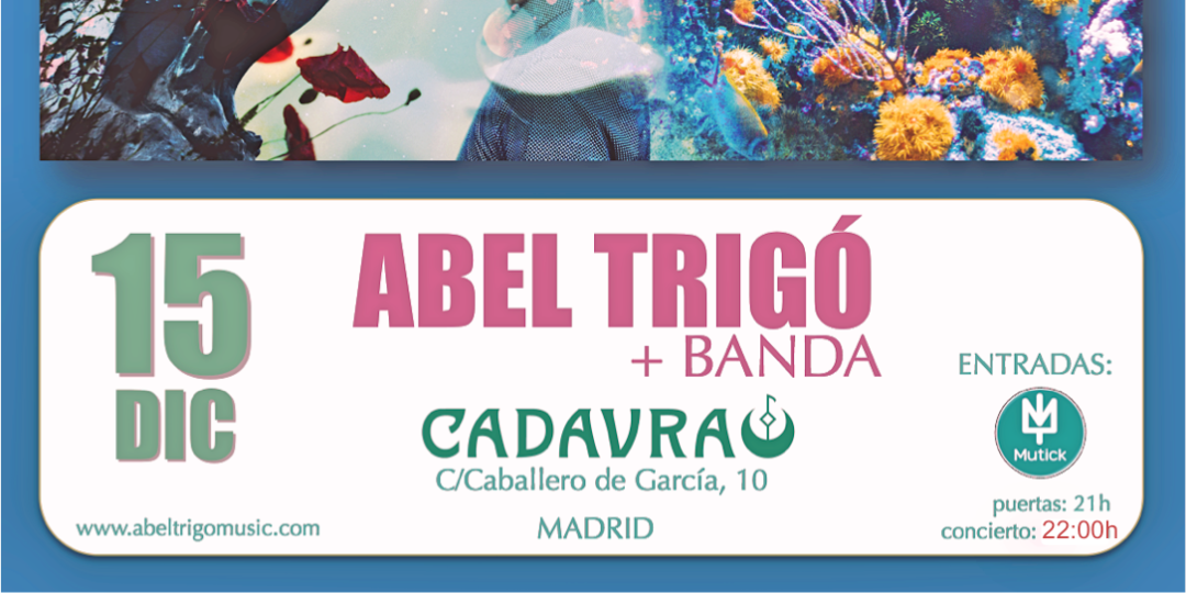 Abel Trigó (con banda) en Madrid