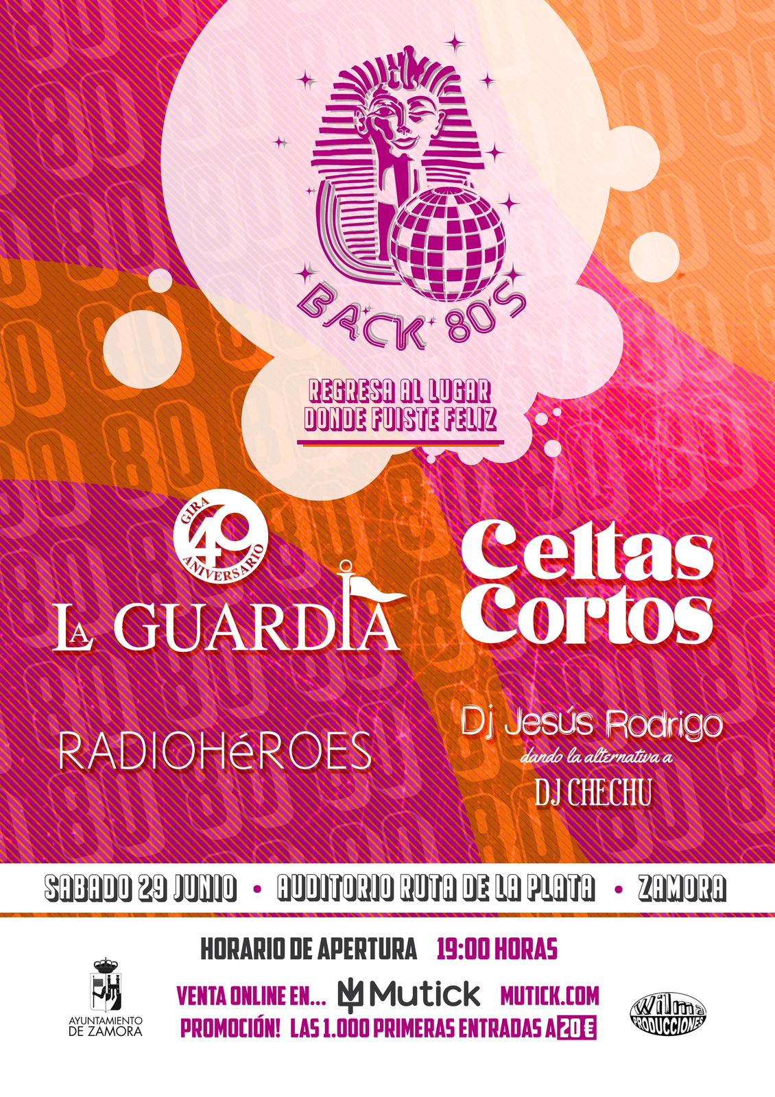 Back 80´s en Zamora con La Guardia y Celtas Cortos - Mutick