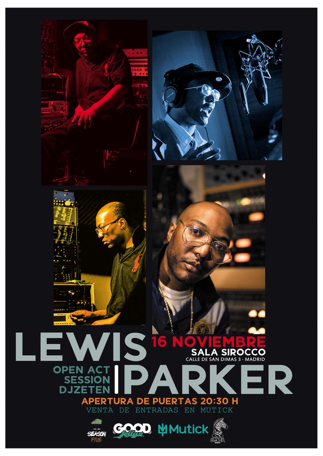 LEWIS PARKER (UK) en Madrid + Dj Zeten - Mutick