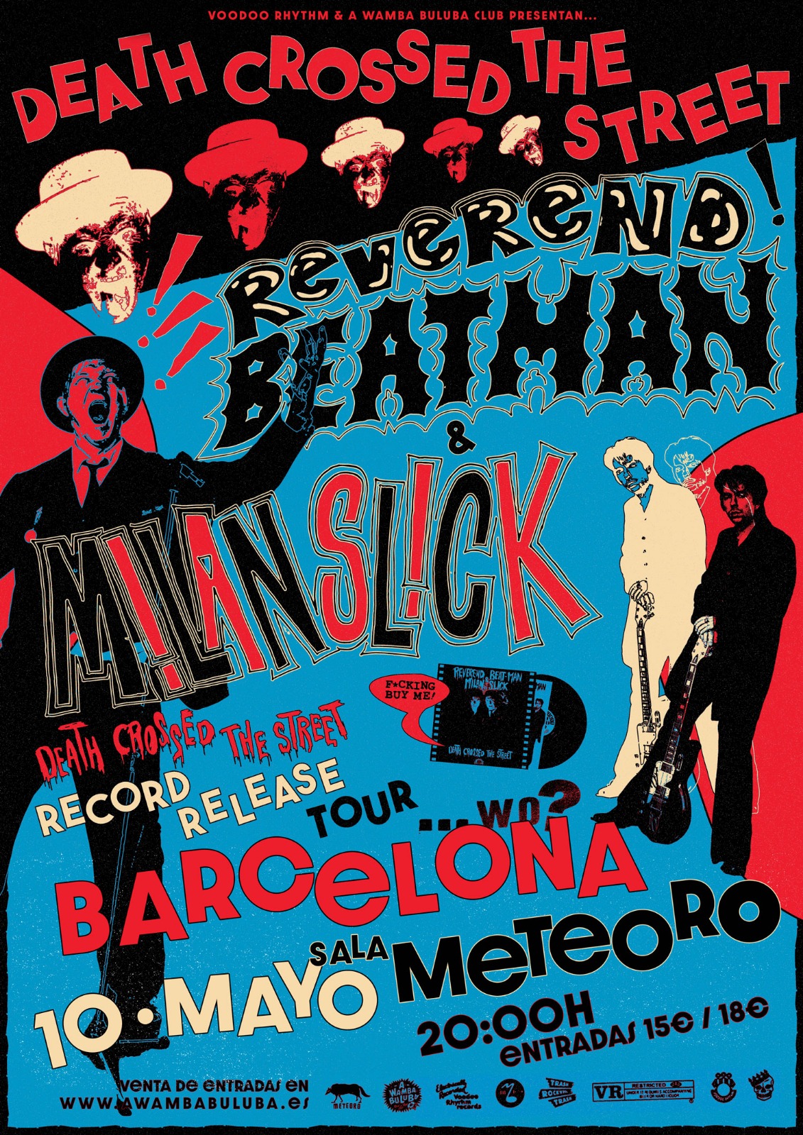 REVEREND BEAT MAN & MILAN SLICK en Barcelona - Mutick
