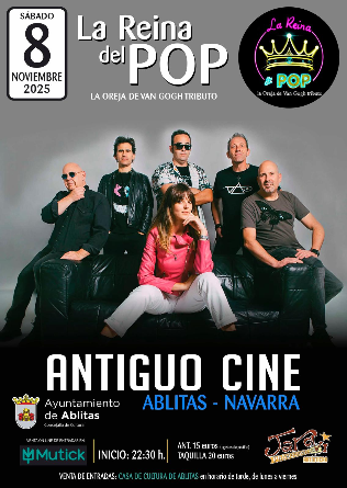 La Reina del Pop - Tributo a Oreja de Van Gogh en Ablitas