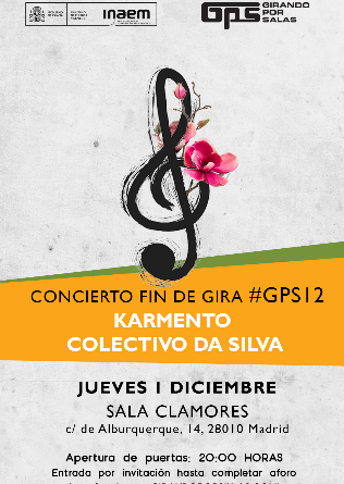 CONCIERTO FIN DE GIRA #GPS12: COLECTIVO DA SILVA + KARMENTO en Madrid