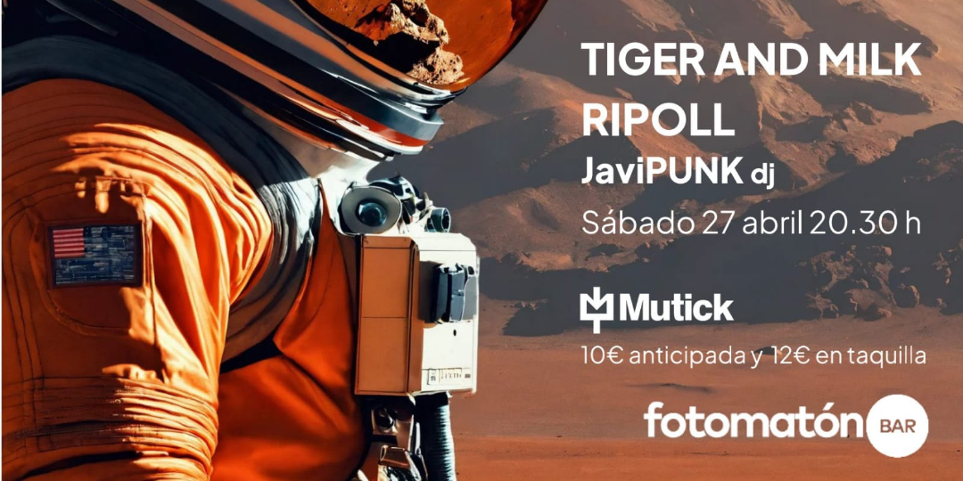 PRESENTACIÓN CET INDIE: TIGER AND MILK + RIPOLL en Madrid