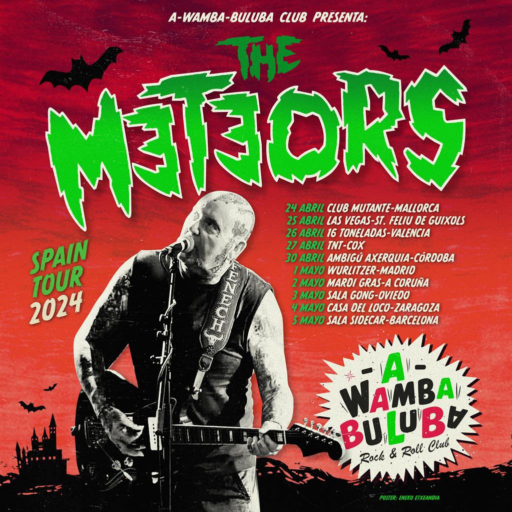 The METEORS (UK) + Artista Invitado en Barcelona - Mutick