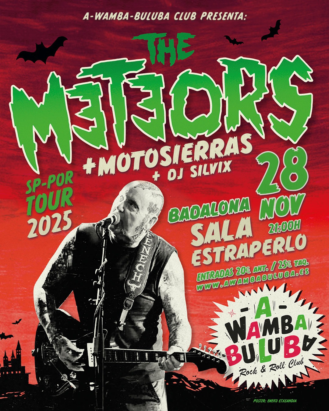 The METEORS (UK) + Motosierras en Badalona - Mutick
