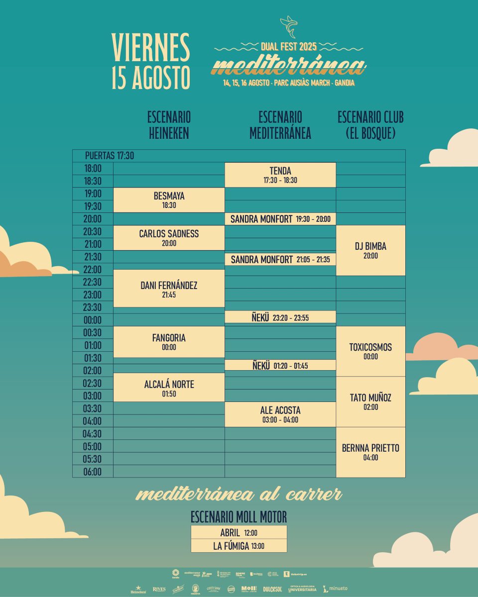 Mediterránea Festival en Gandía - Valencia  - Mutick