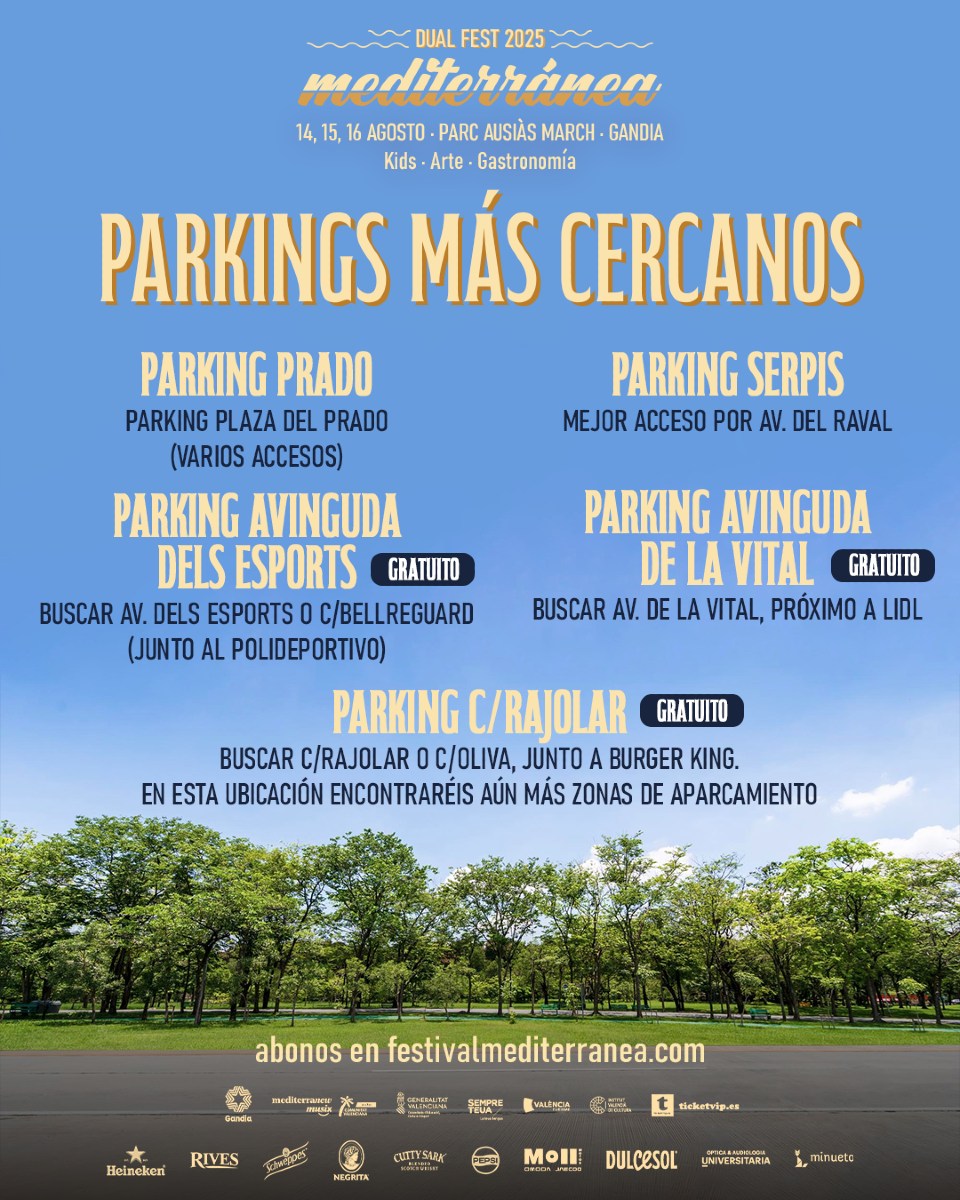 Mediterránea Festival en Gandía - Valencia  - Mutick