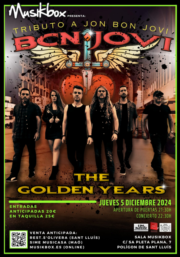 BCN JOVI - The Golden Years- Tributo a Bon Jovi en Sant Lluis - Mutick