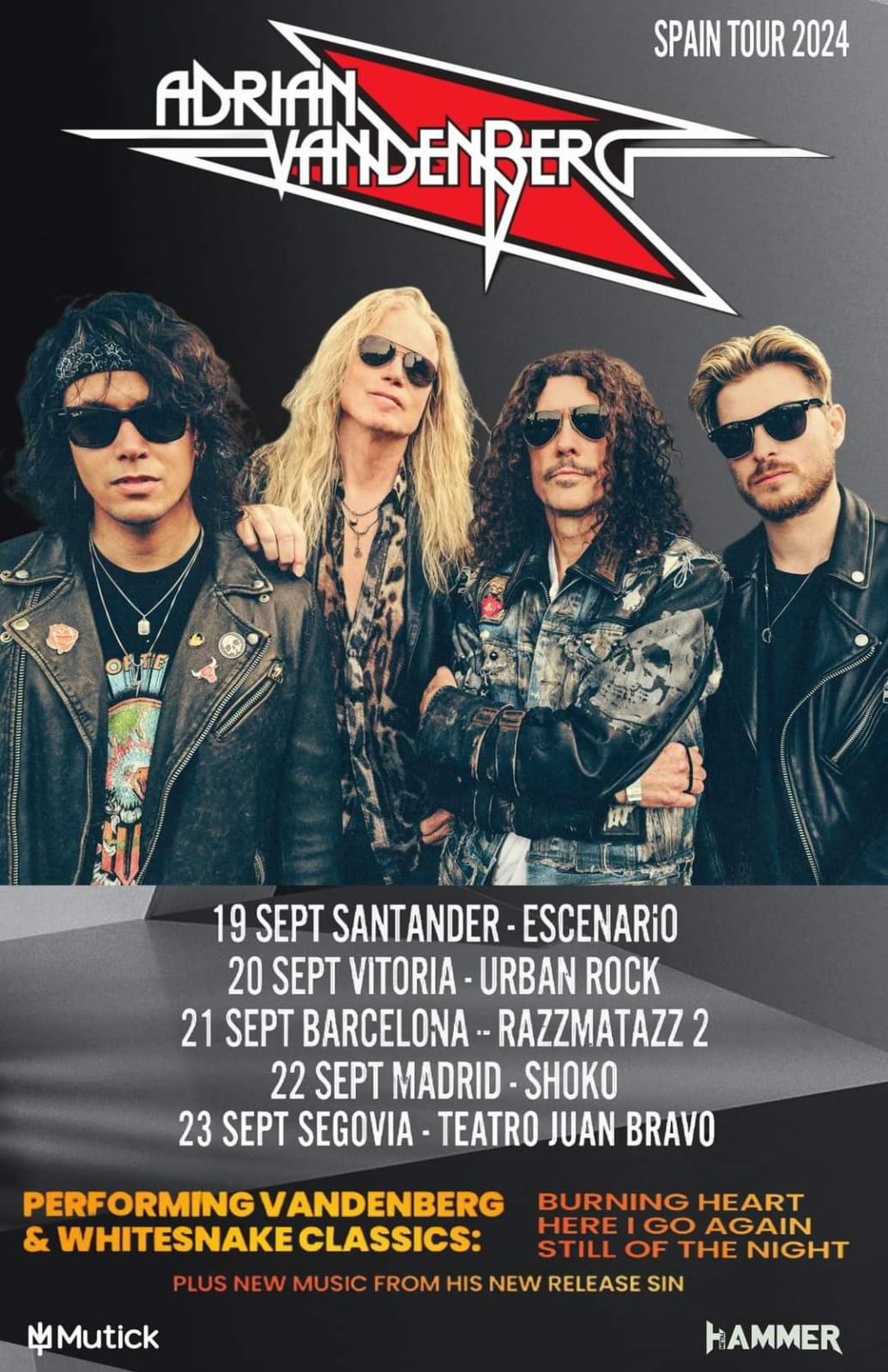 ADRIAN VANDENBERG en Barcelona - Mutick