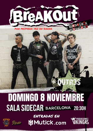 BreAKOut en + Qutr3s en Barcelona