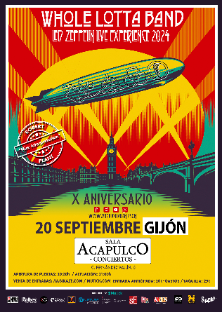 Whole Lotta Band - Led Zeppelin Live Experience en Gijón