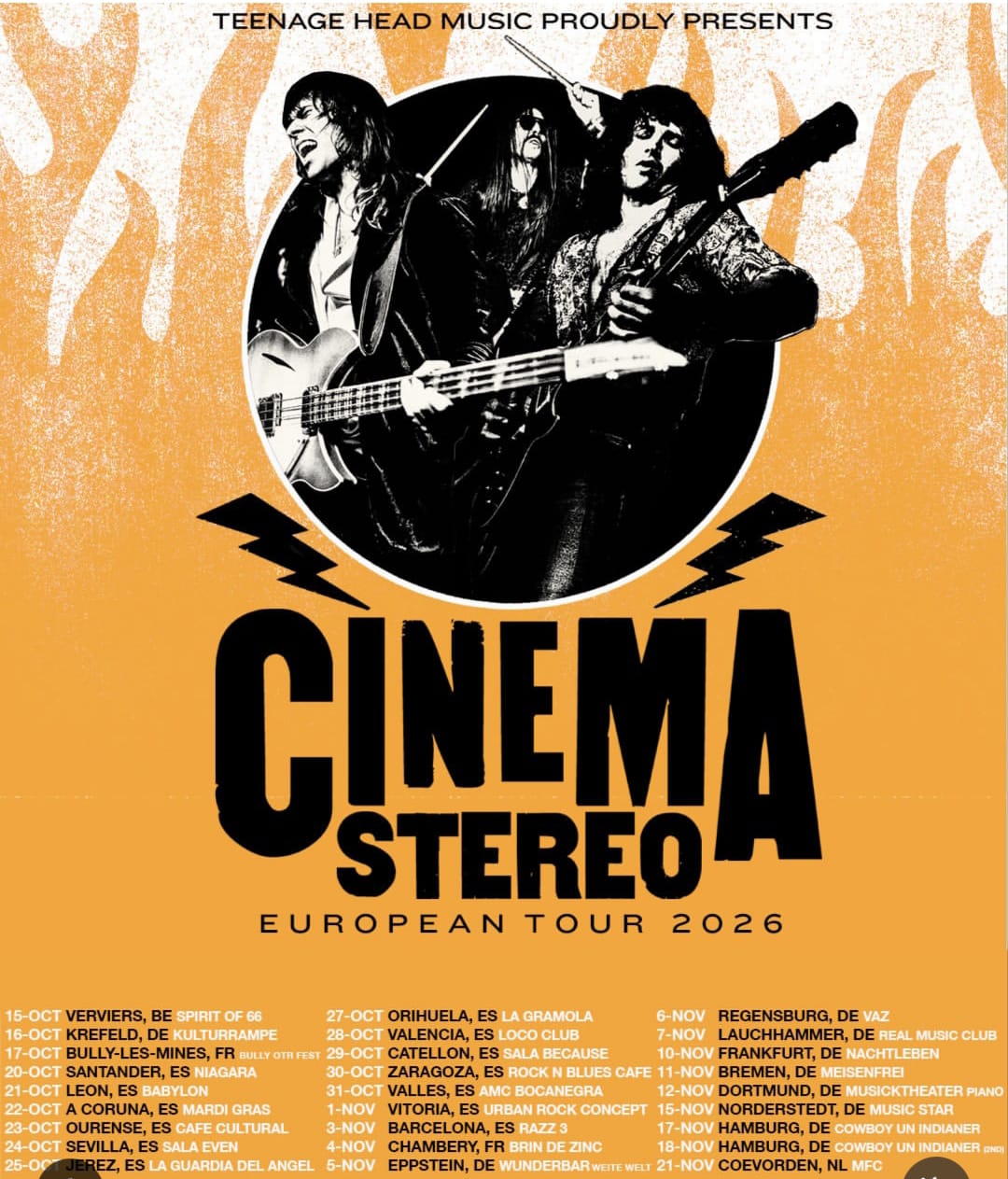 CINEMA STEREO (USA) en Jerez - Mutick