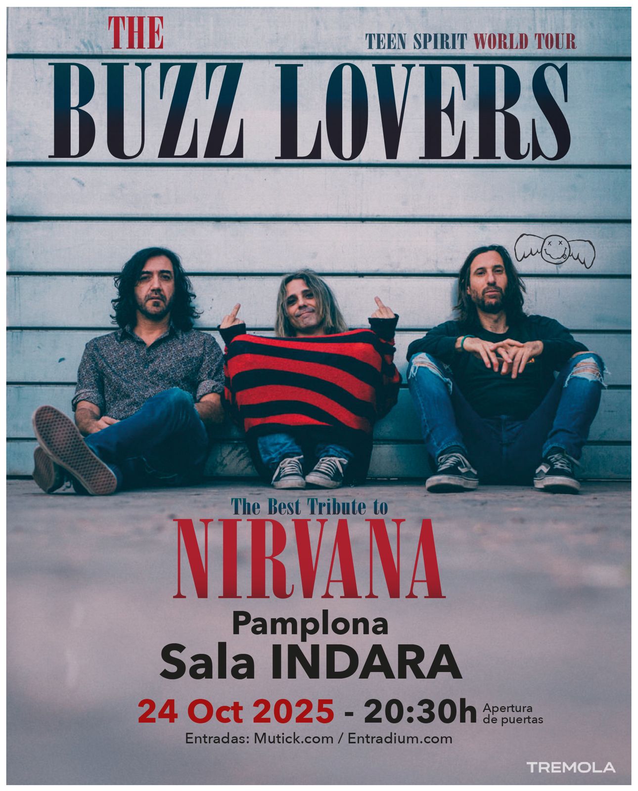 The BUZZ LOVERS en Pamplona - Tributo a NIRVANA - Mutick