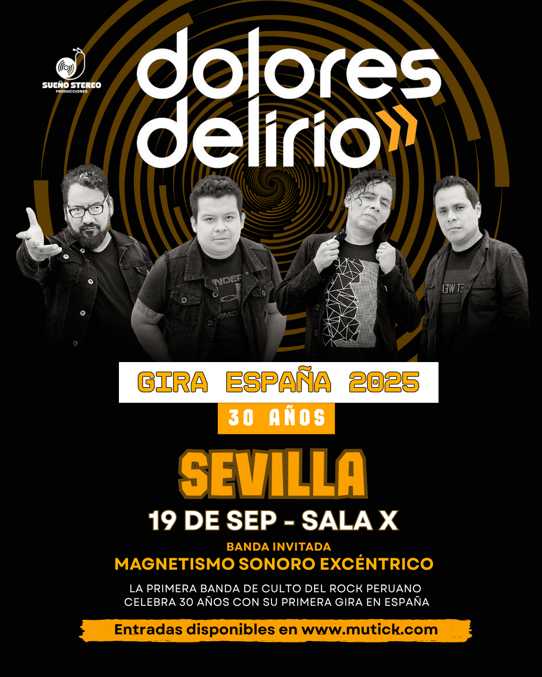 DOLORES DELIRIO en Sevilla - GIRA 30 ANIVERSARIO  - Mutick