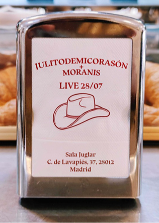 Julitodemicorasón + Moranis en Madrid