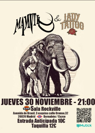 MAMVTH + Lady Tattoo en Madrid