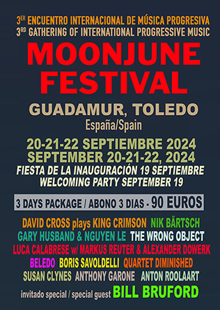 ABONO 3 DIAS / 3 DAYS PACKAGE - MoonJune Festival Guadamur  - Mutick