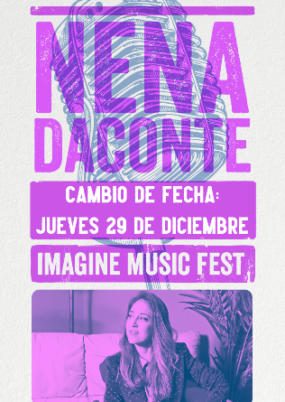 NENA DACONTE en acústico en IMAGINE MUSIC FEST, Madrid