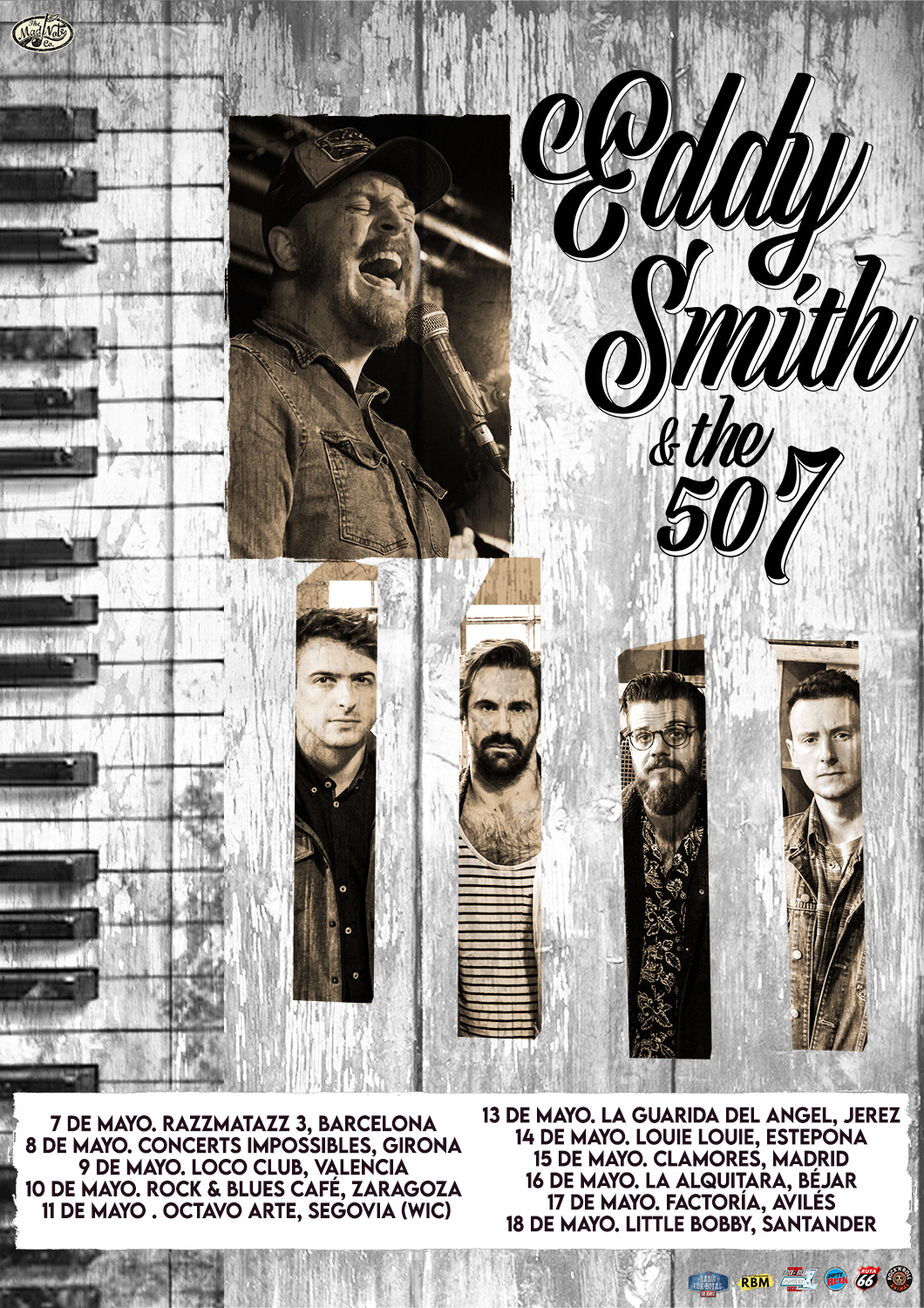 EDDY SMITH & THE 507 (UK) en Barcelona - BLACK FRIDAY - Mutick