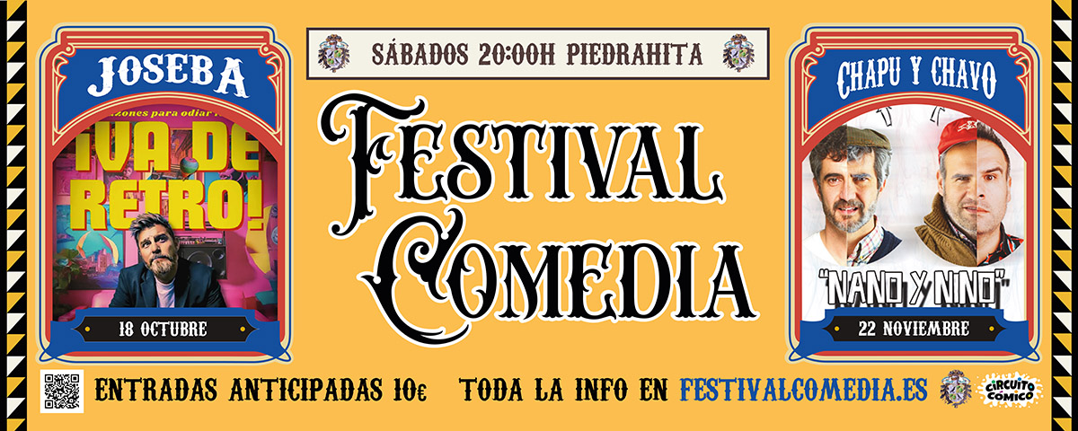 I FESTIVAL COMEDIA Monólogo NANO Y NINO Piedrahita en Ávila - Mutick