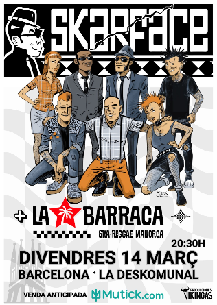 SKARFACE + La Barraca en Barcelona