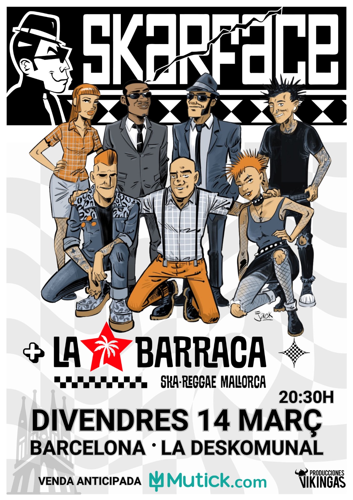 SKARFACE + La Barraca en Barcelona - Mutick