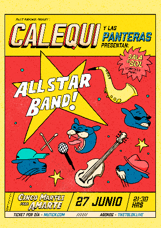 CALEQUI Y LAS PANTERAS - ALL STAR BAND en Madrid