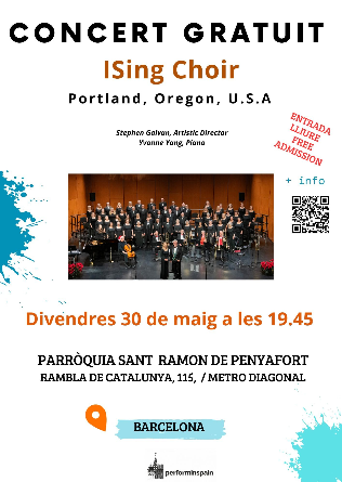 ISing Choir (USA) en Barcelona