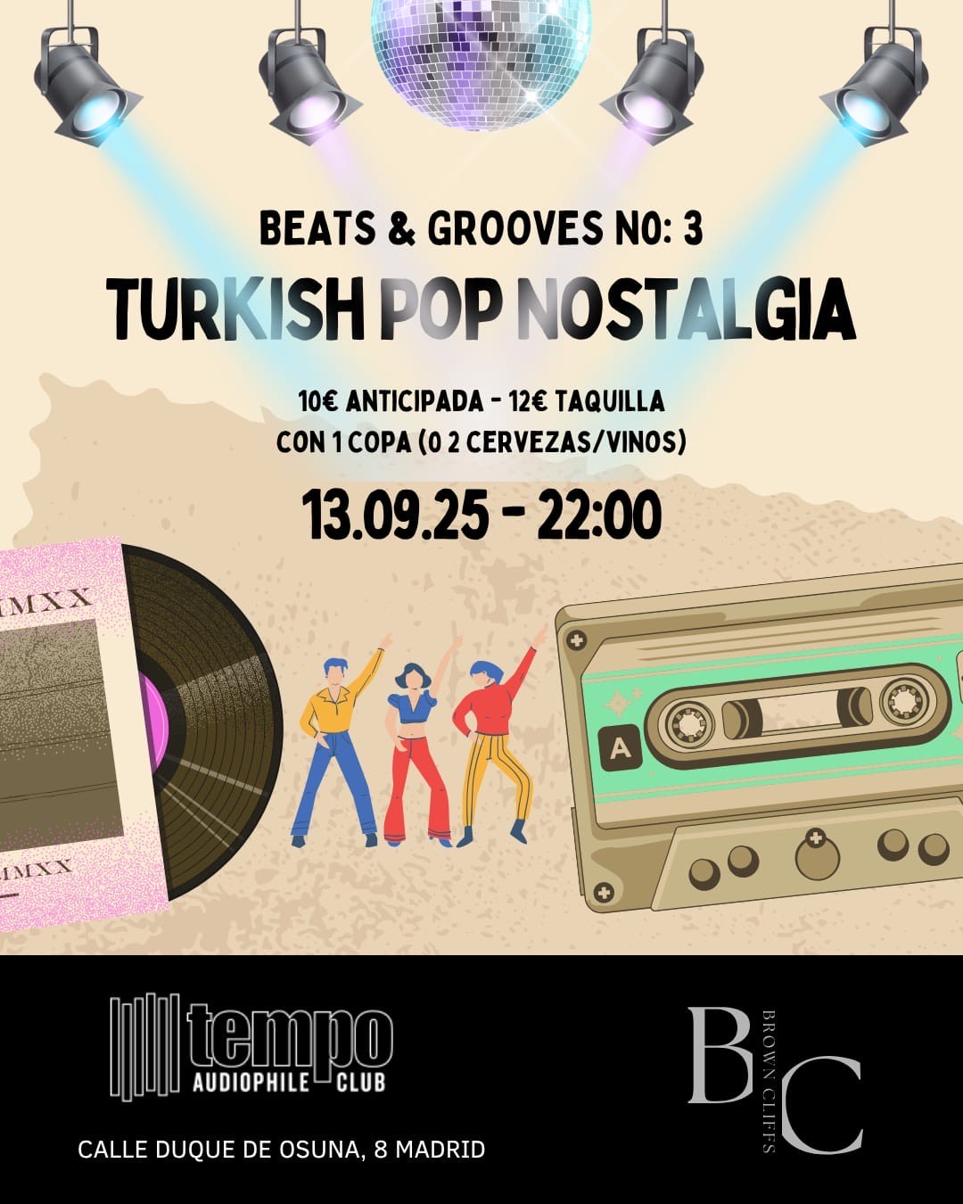 TURKISH POP NOSTALGIA - Fiesta en Tempo Club Madrid - Mutick