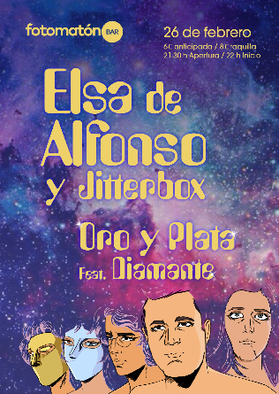 Elsa de Alfonso y Jitterbox + Oro y Plata Feat. Diamante en Madrid