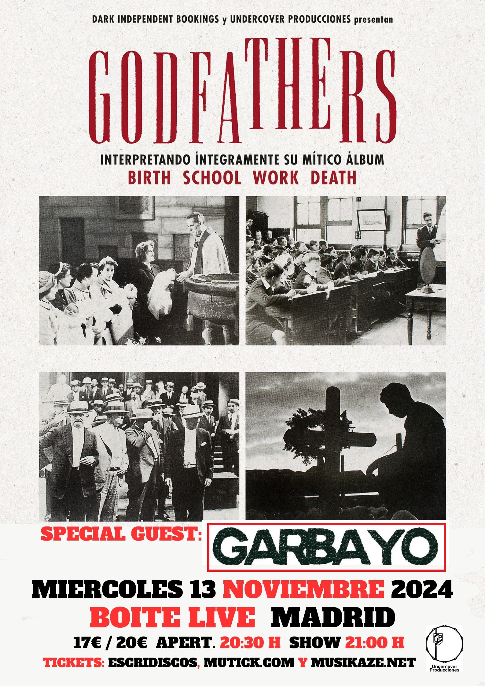 The GODFATHERS (UK) + Garbayo en Madrid - Mutick