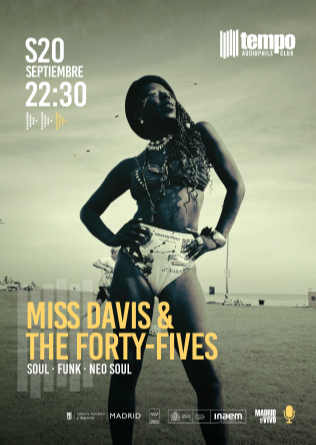 MISS DAVIS & THE 45's - Tempo Club - Madrid