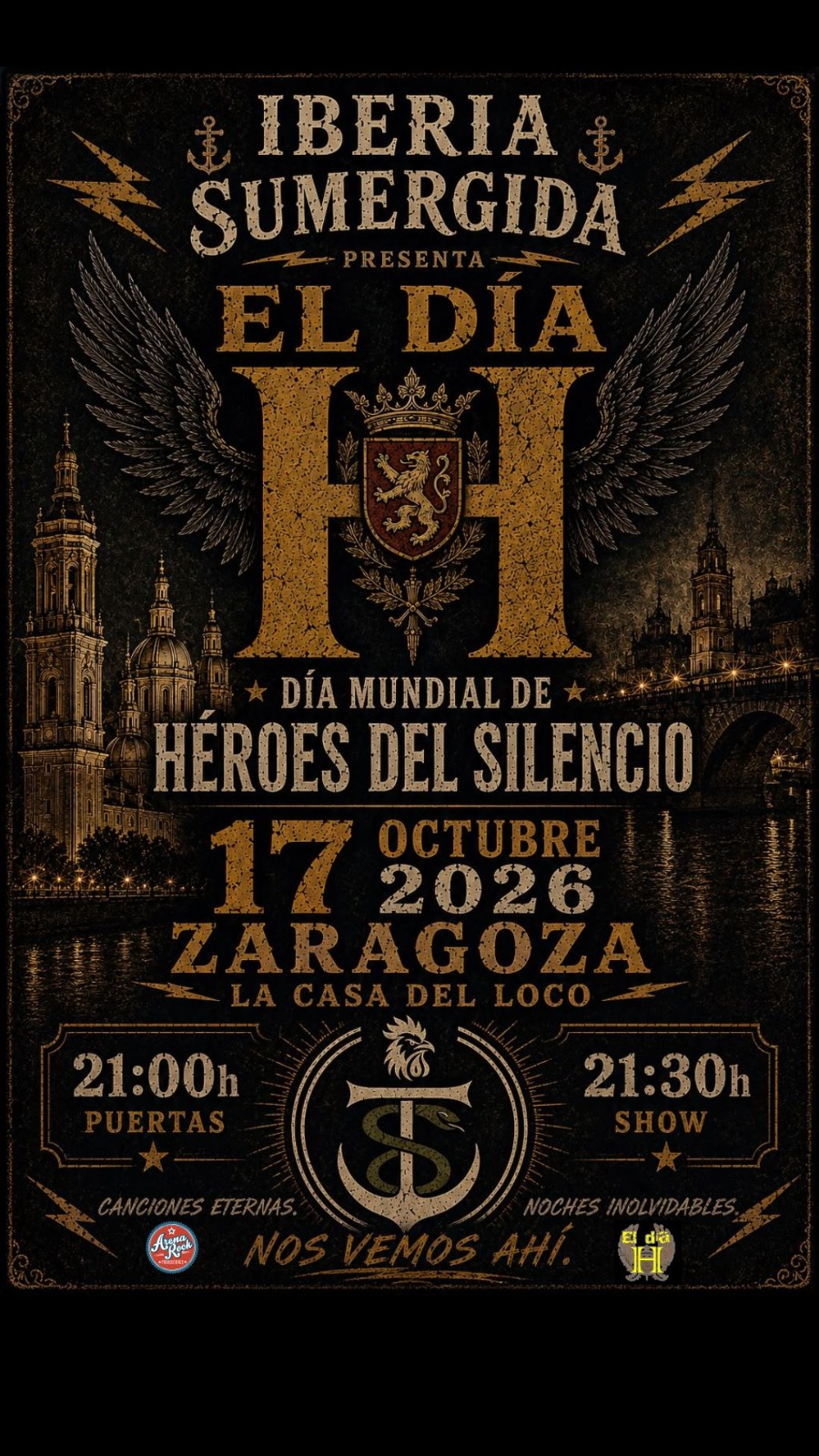 IBERIA SUMERGIDA - Tributo a H&eacute;roes del Silencio en Zaragoza - Mutick
