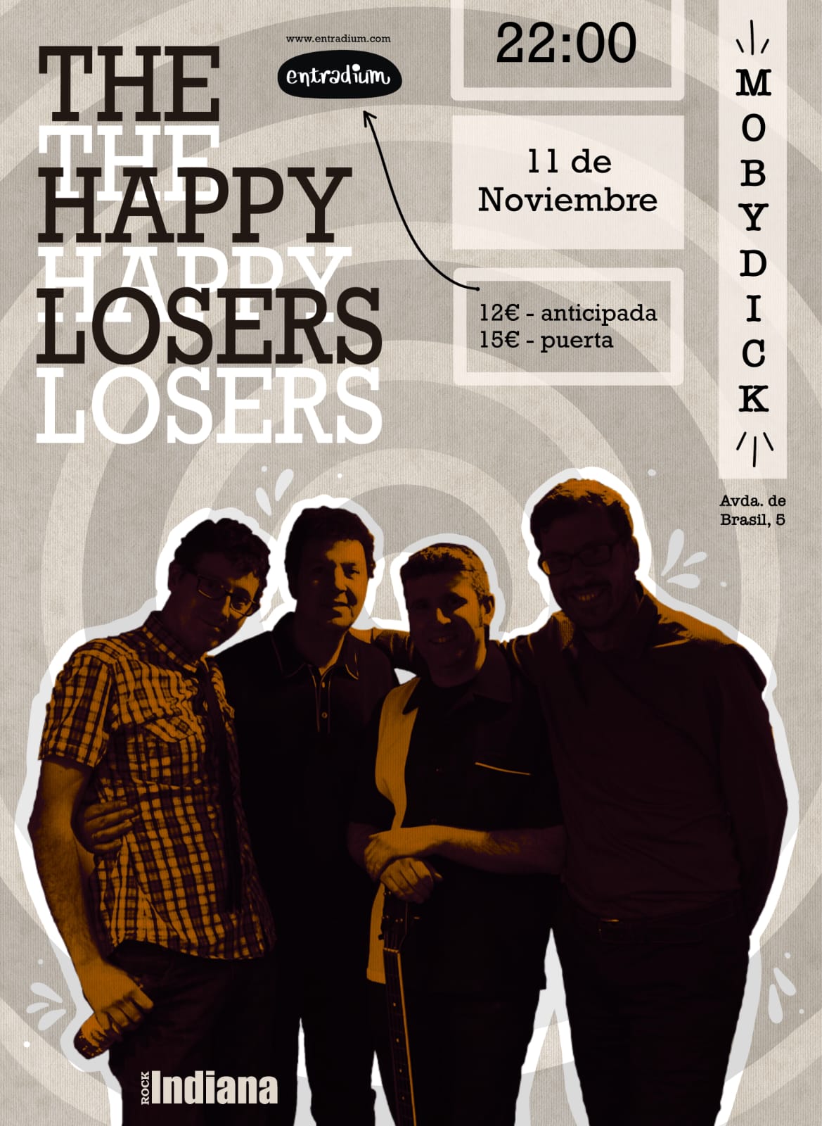 The Happy Loosers - 30 Aniversario - en Madrid - Mutick