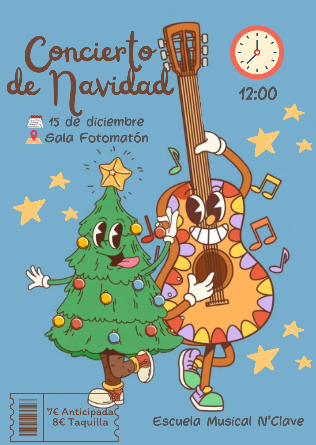 CONCIERTO DE NAVIDAD Escuela Musical N'Clave en Madrid