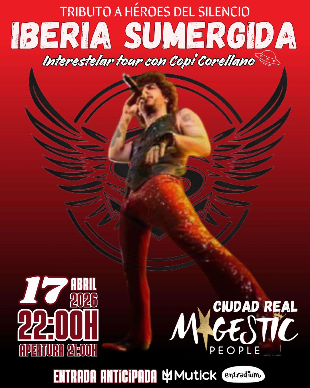 IBERIA SUMERGIDA - Tributo a Héroes del Silencio en Ciudad Real - Mutick