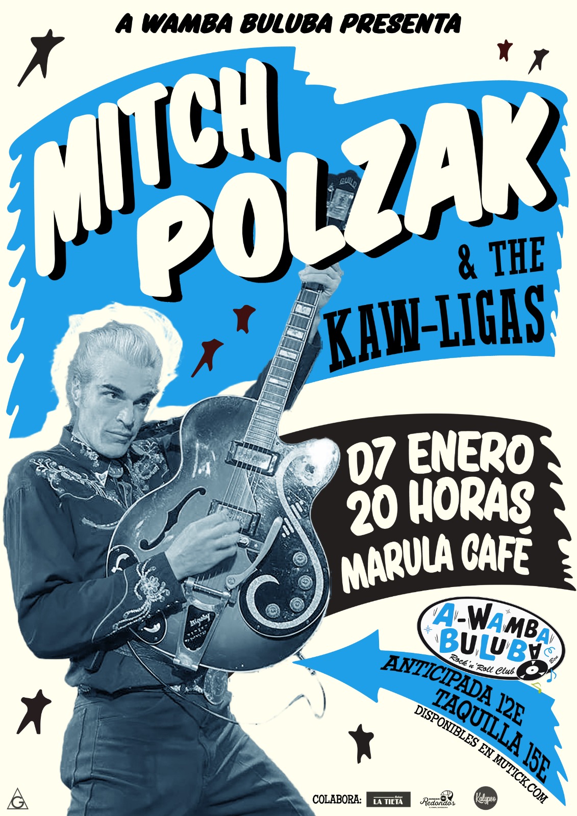 Mitch Polzak & Kaw-Ligas en Barcelona - Mutick