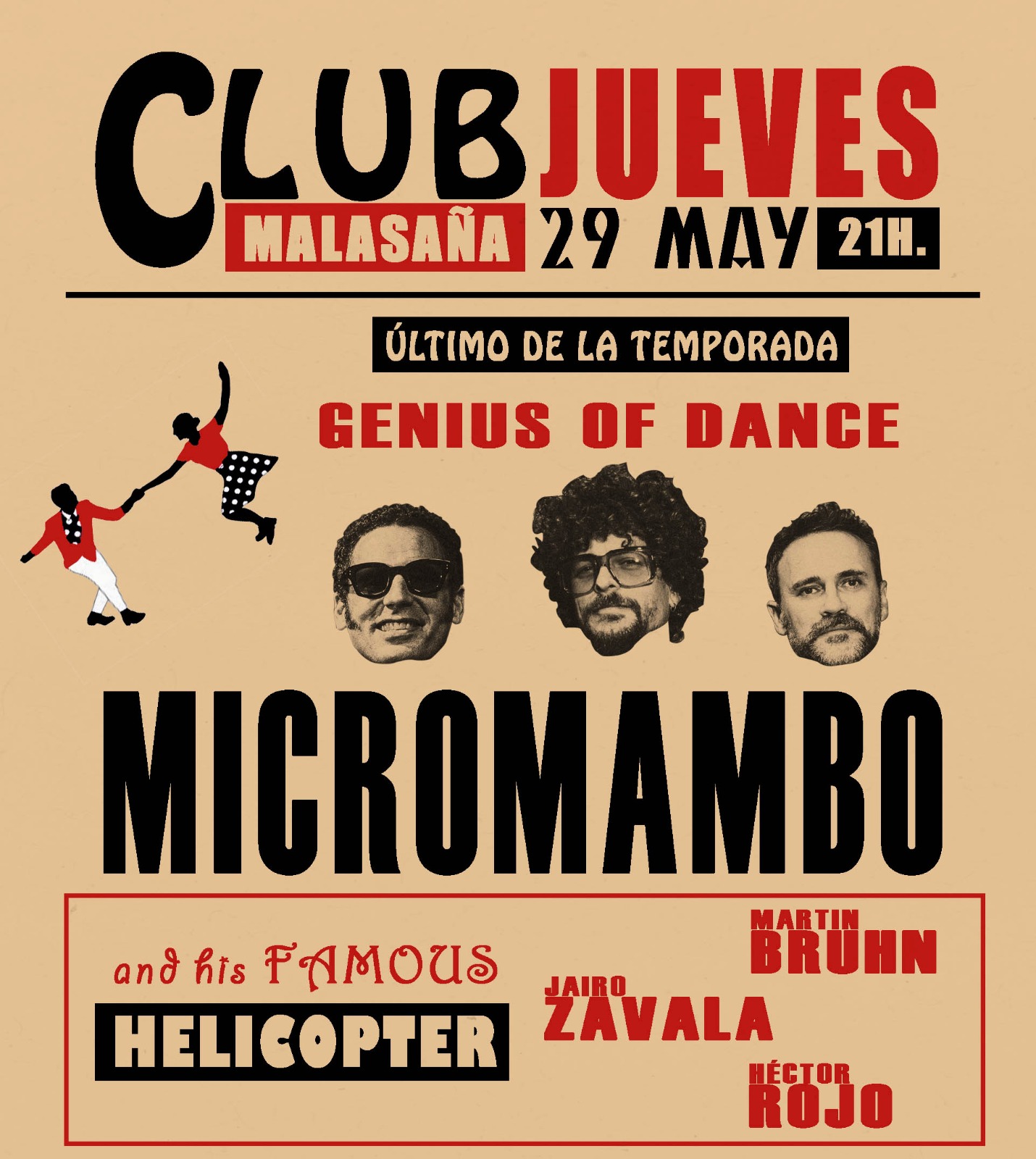 MICROMAMBO en Madrid - 29 Mayo - Mutick