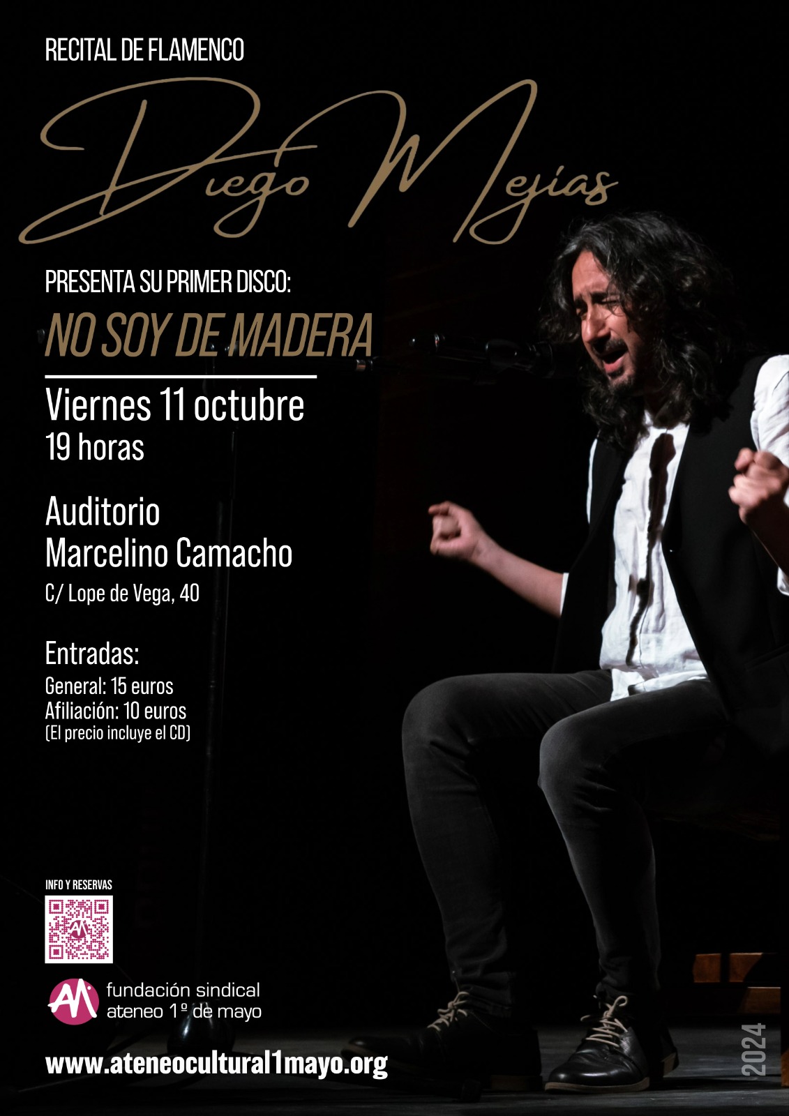 DIEGO MEJÍAS - Flamenco en Marcelino Camacho Madrid - Mutick