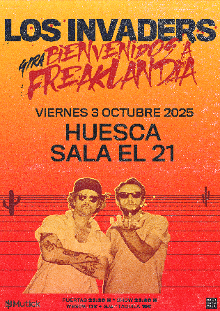 LOS INVADERS en Huesca