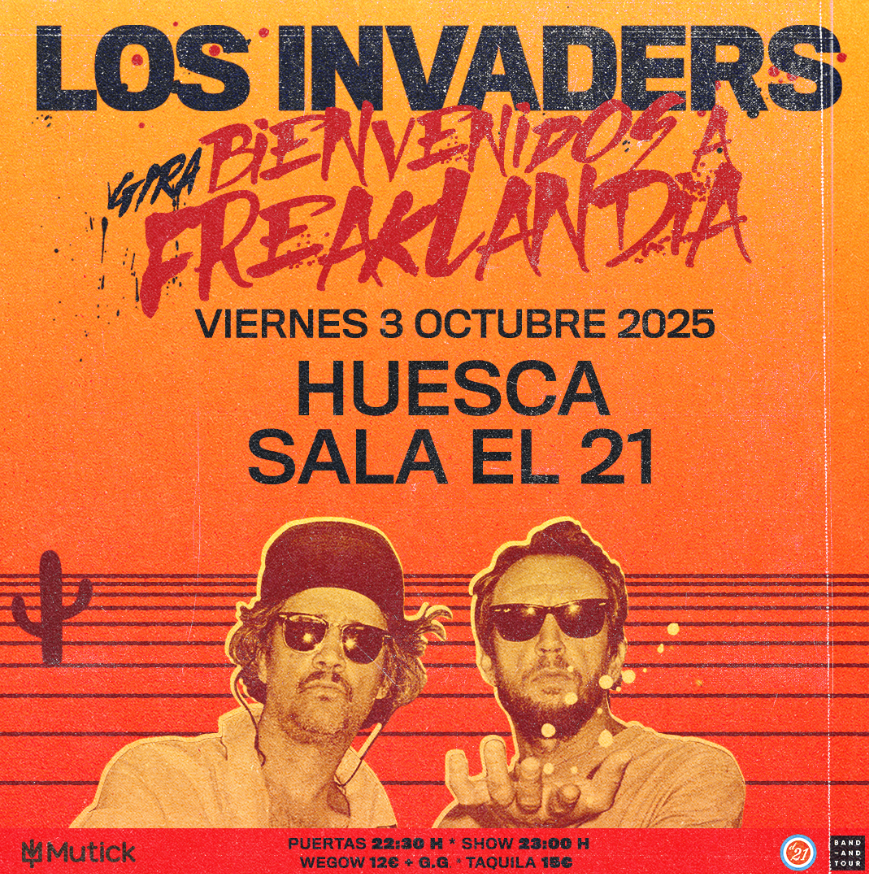 LOS INVADERS en Huesca - Mutick