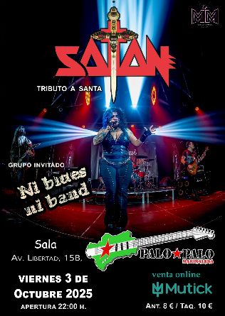 SATAN Tributo Santa y Azucena + Ni Blues ni Band en Sevilla