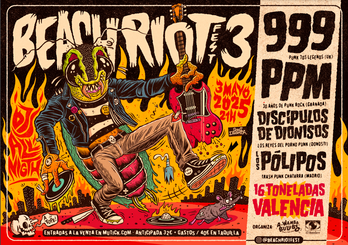 BEACH RIOT FEST 2025 en Valencia - Mutick