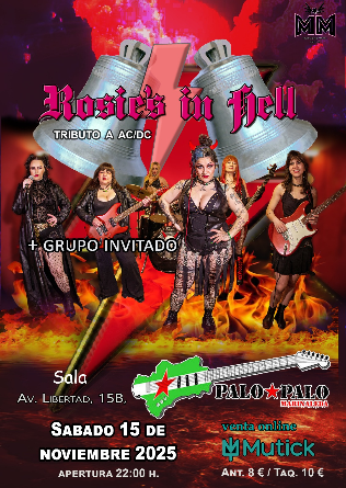 ROSIES IN HELL tributo femenino a AC/DC en Sevilla
