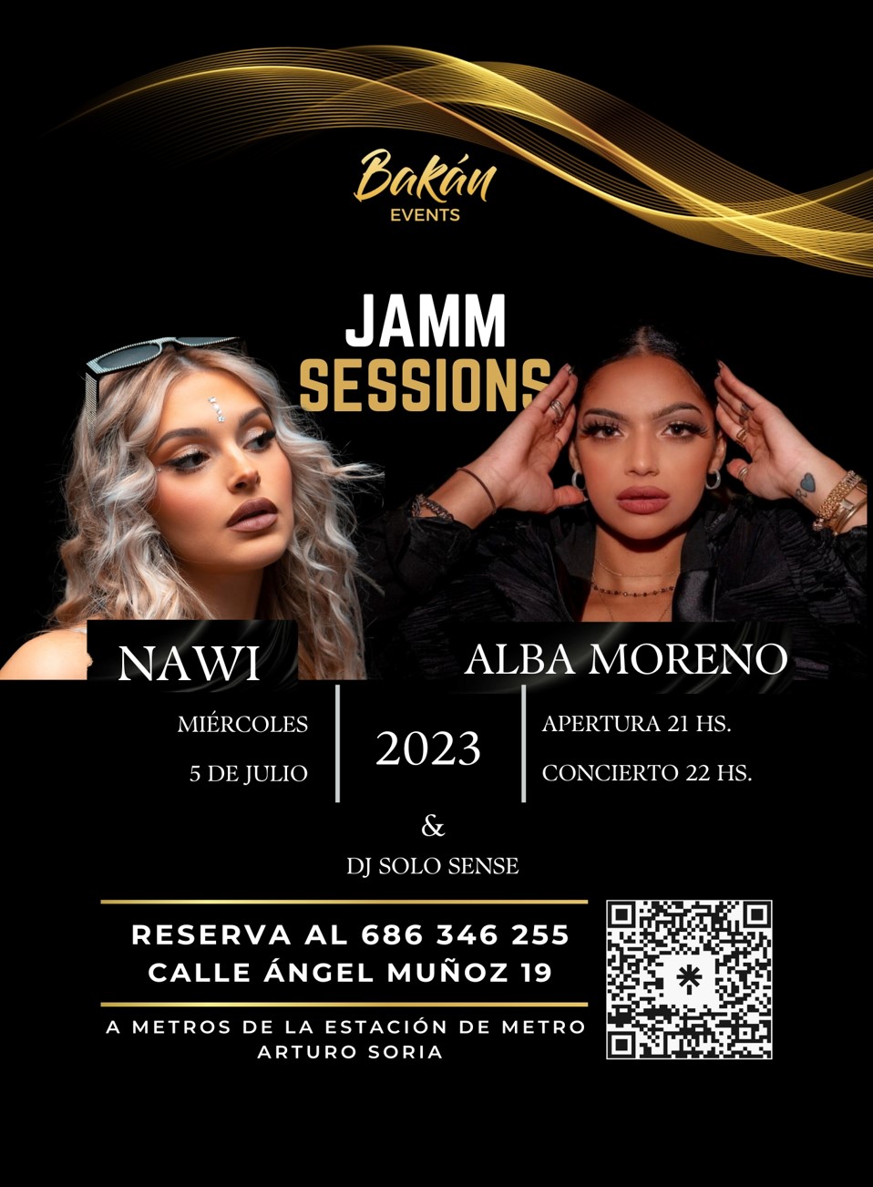 Jam Sessions con Alba Moreno, Nawi en Bakán - Madrid - Mutick