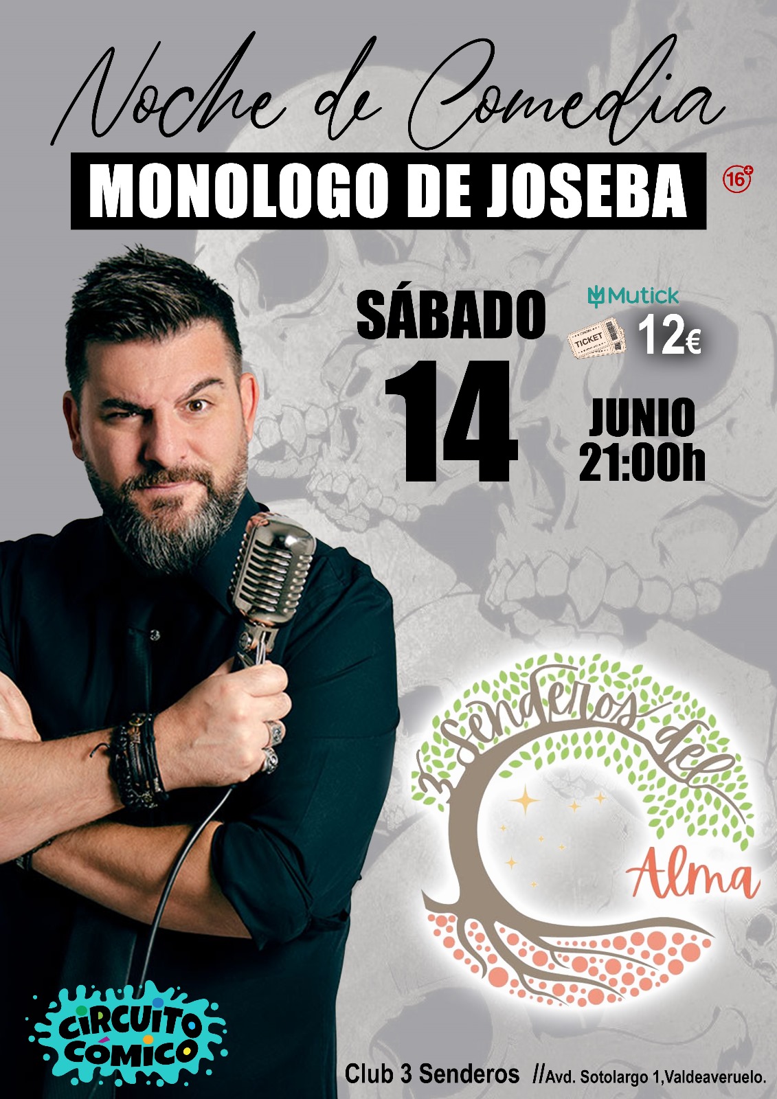 Noche de comedia con Joseba en Sotolargo - Guadalajara - Mutick