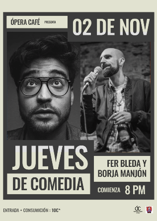Noche de comedia con Borja Manjón y Fer Bleda en Oviedo